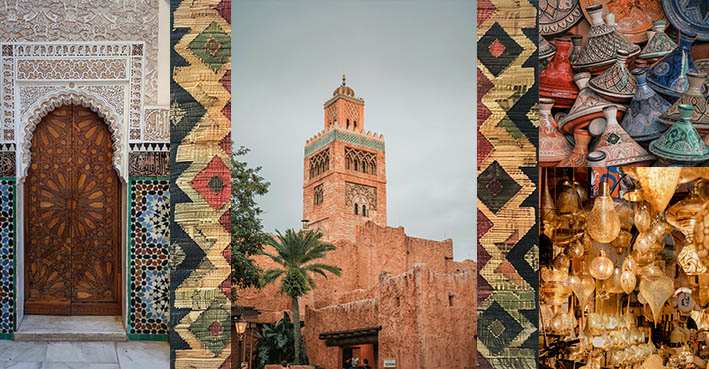 Bohemian Inspiration with Moroccan Mosaic and Patterns from Marrakech