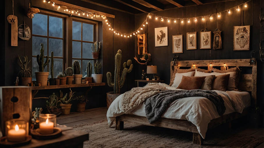 Cozy Boho Bedroom Western Decor Look