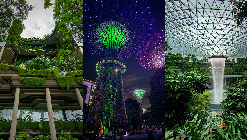 Futuristic Eco Design at the Parkroyal Collection Marina Bay in Singapore