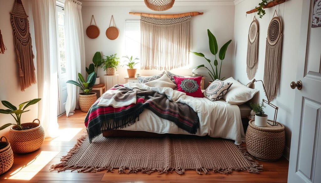 Small Space Solutions for Cozy Boho Bedrooms