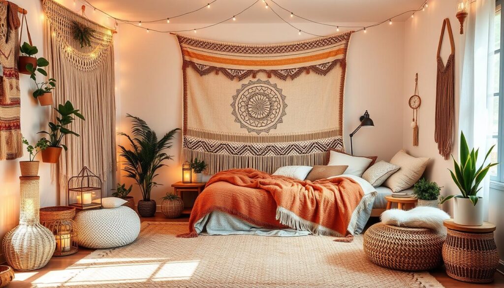 Seasonal updates for your boho bedroom decor