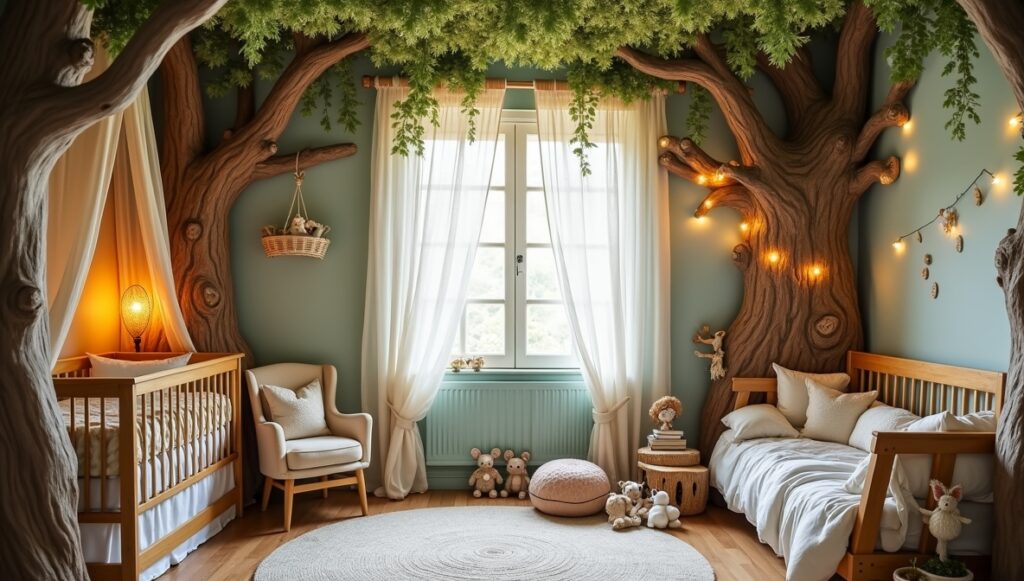 Woodland Nursery Boho Theme Design Ideas