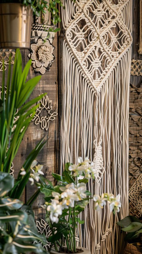 Macrame Boho Wall Decor