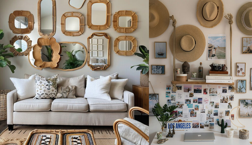 Nomadic Gallery Wall mirrors and travel plans