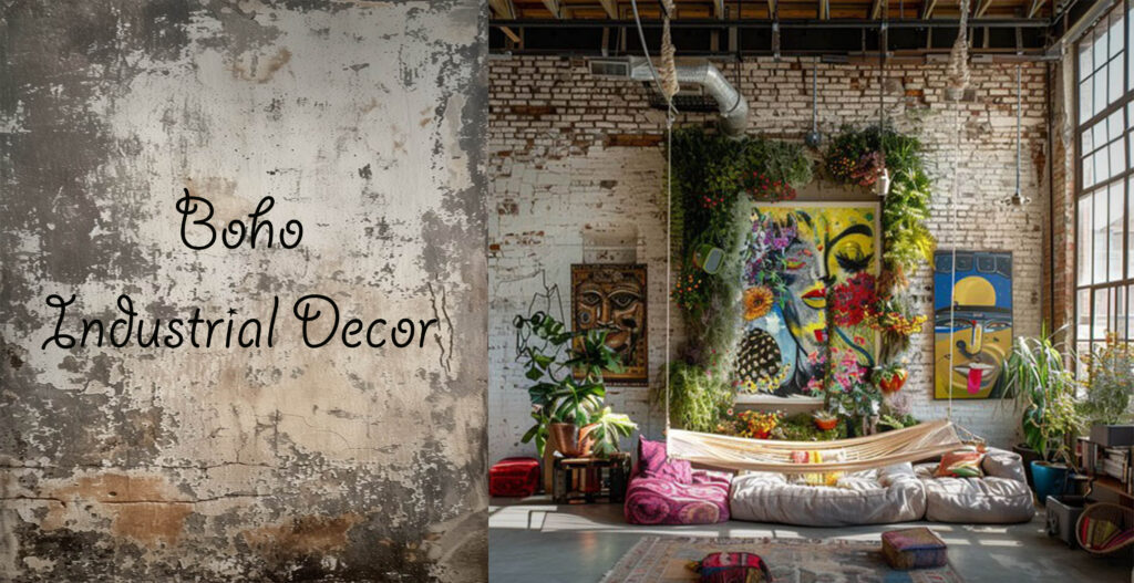 Boho Decor Meets Industrial Style