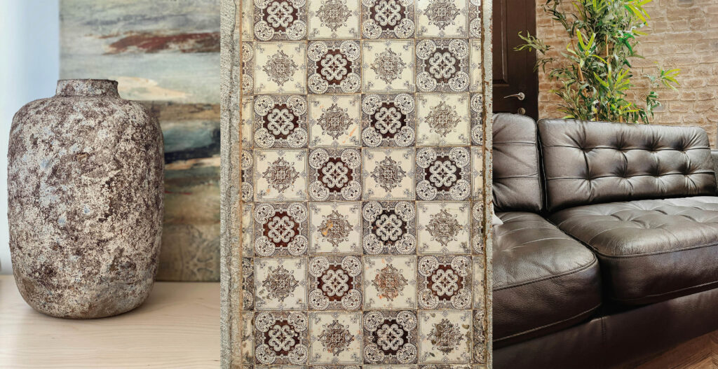 Boho industrial decor