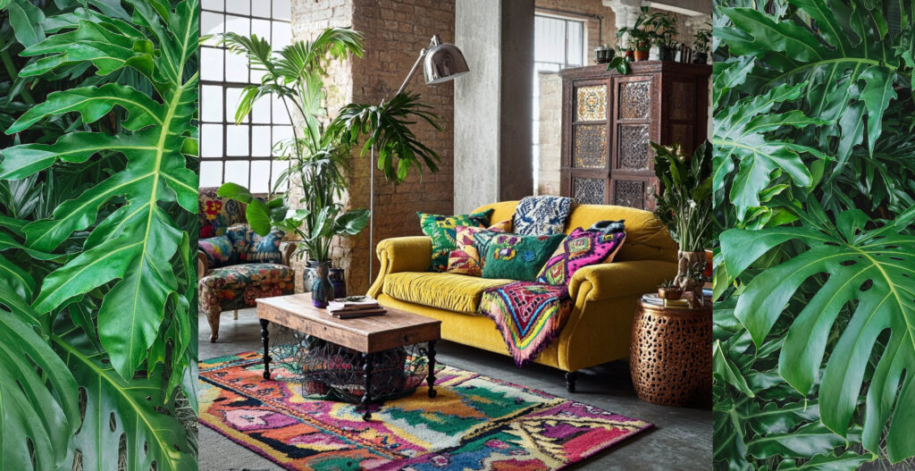 Tropical decor unique boho jungle styles