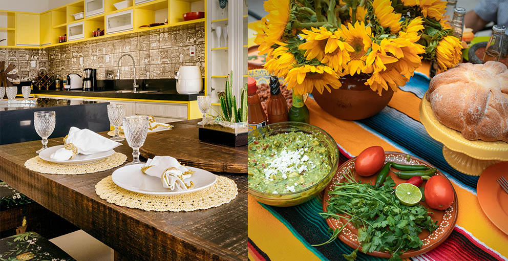 Mexican Kitchen & Dining Areas