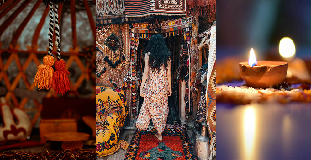 Styling your home with Indian decor and boho vibes