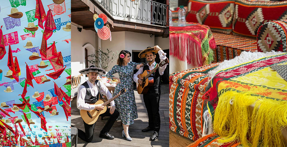 Summer Mexican decor outdoor fiesta vibes