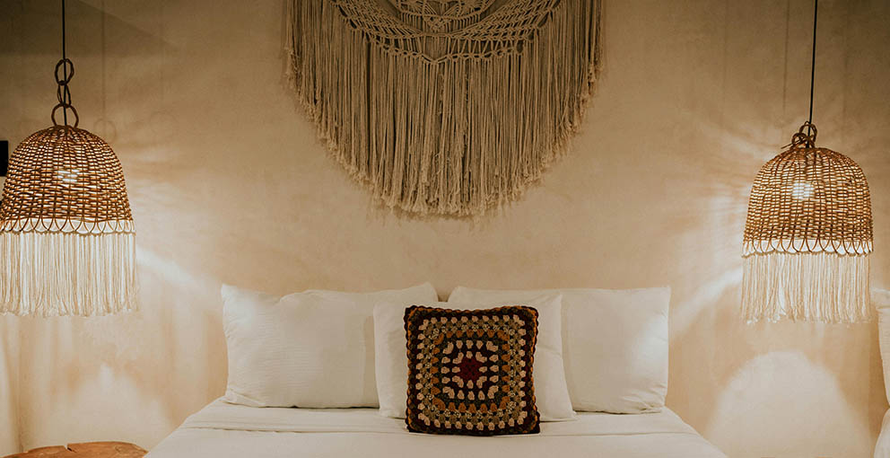 Bedroom wall decor ideas with unique boho style inspiration