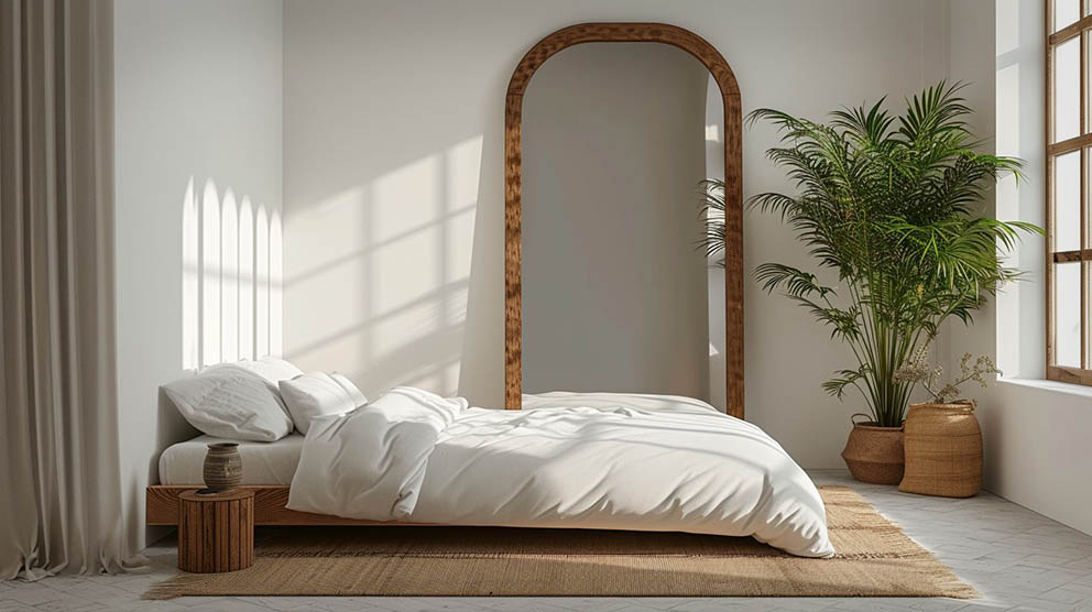 Boho full length mirror for bedrooms and dressing rooms