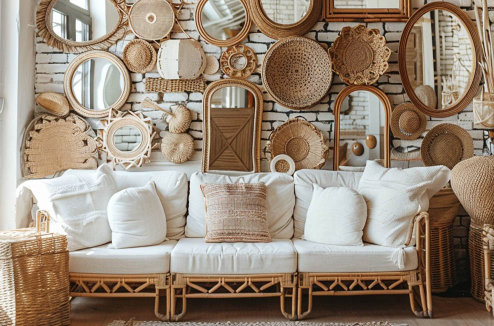 Boho mirror design for boho decor lovers
