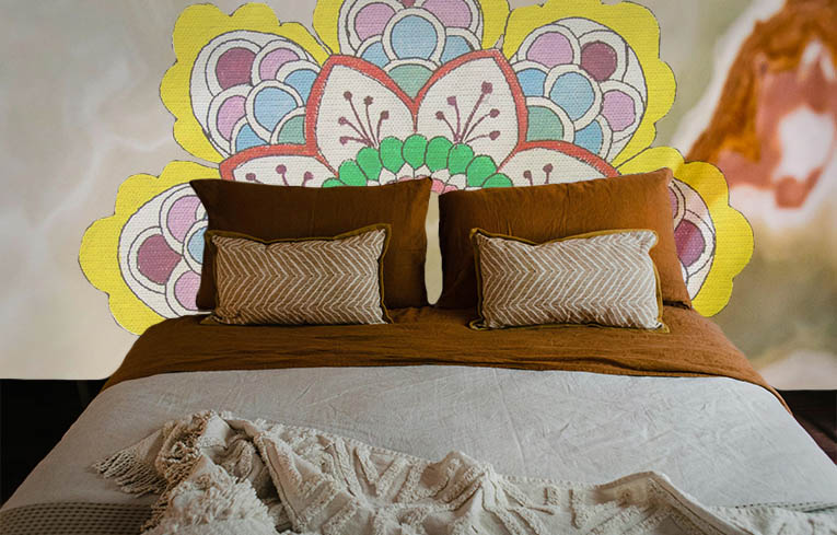 DIY how to make a mandala in your bedroom