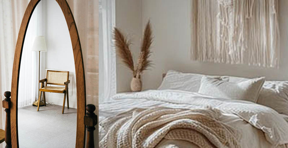 Dreamy full length and floor mirrors for bedroom