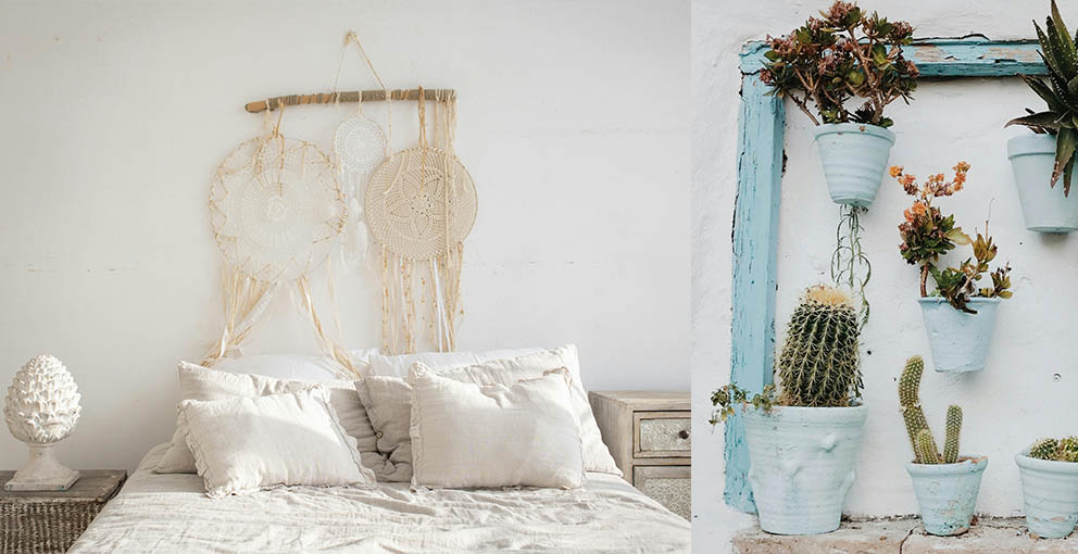 Unique boho bedroom wall decor ideas