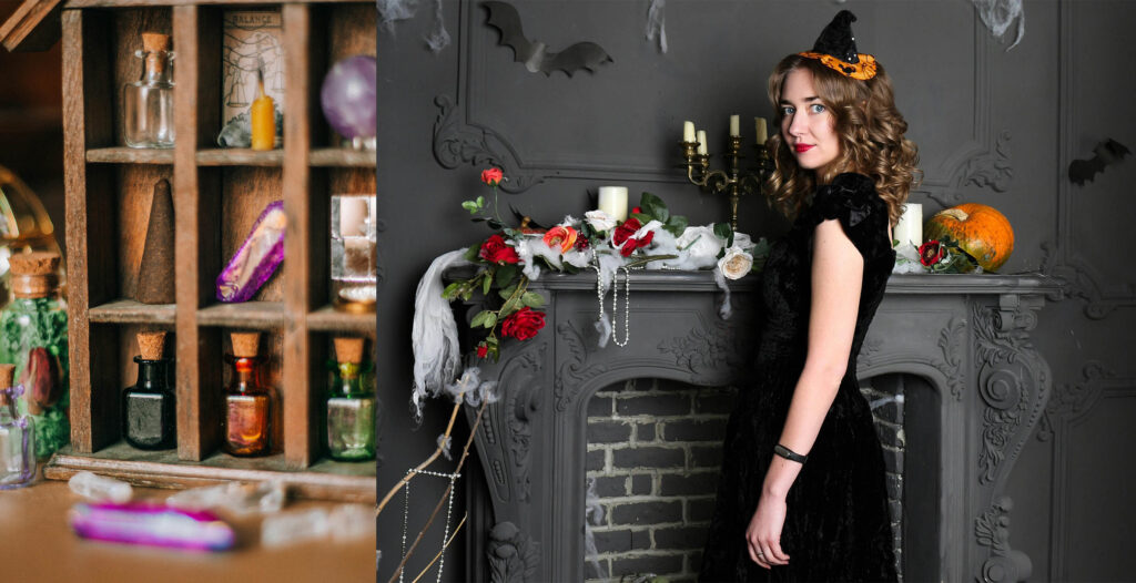 DIY boho Halloween decor projects