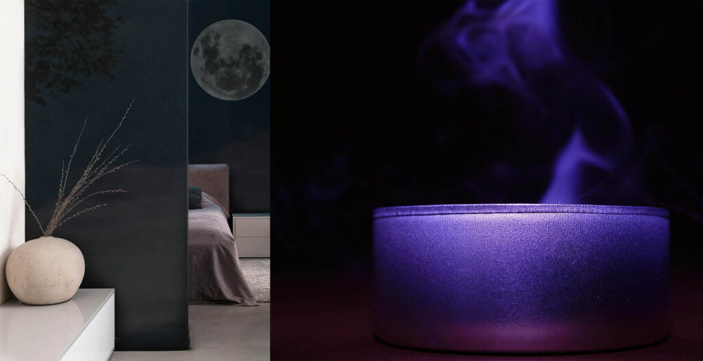 Magic decor with unique light and atmosphere