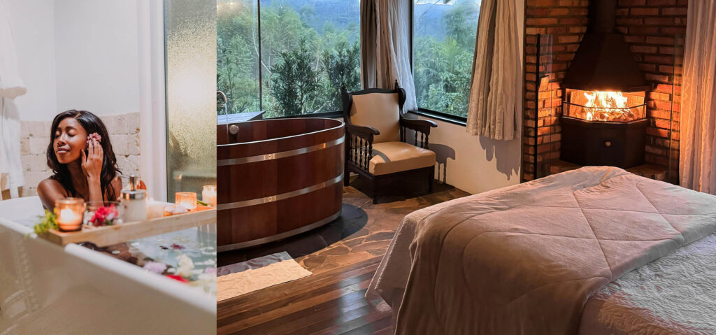 Use the elements both when bathing and decorating