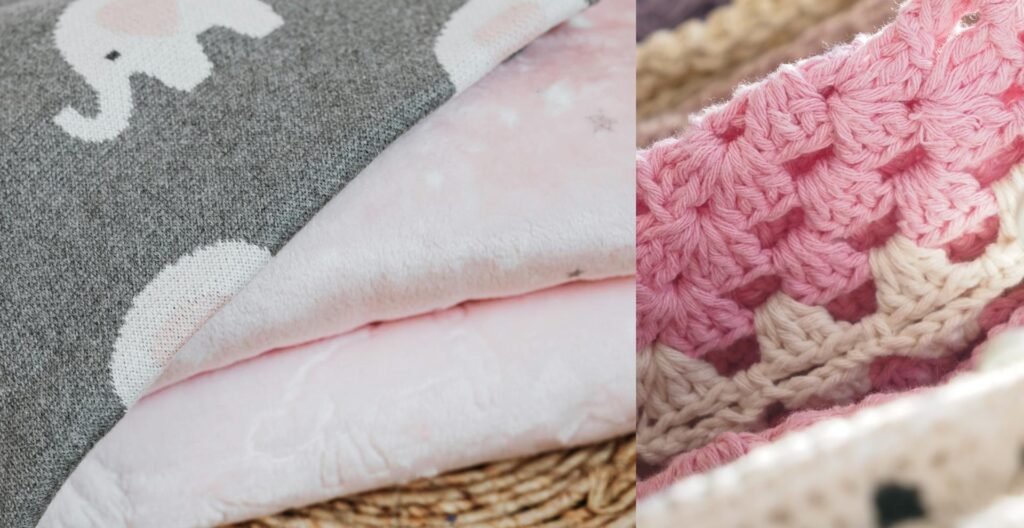 Meaningful embroidered baby blankets baby shower gifts